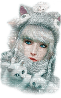girl mädchen fille tube  person people manga anime cats cat chat woman femme face - 無料png