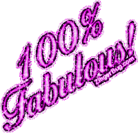 100% fabulous - GIF animasi gratis