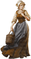 vintage woman femme - darmowe png