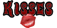 kisses - Бесплатный анимированный гифка