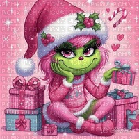 PInk grinch - δωρεάν png