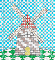 Dessin moulin gif coloriage drawing mill coloring