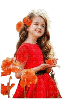 loly33 enfant coquelicot - Free PNG