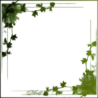 frame-green-leaf - 無料png