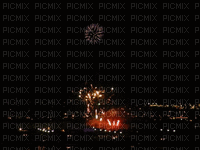 New Year.Fireworks.Fond.Background.Paysage.Landscape.Año Nuevo.Party.Celebration.Victoriabea