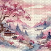 Japanese landscape - besplatni png