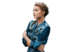 woman femme jeans fashion - png grátis