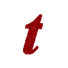 Kaz_Creations Alphabets Colours Red Letter T