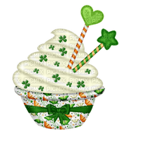 Kaz_Creations Deco St.Patricks Day Cupcake - ilmainen png