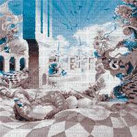 soave background animated surreal  blue brown - 免费动画 GIF