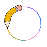 google doodles pencil - GIF animé gratuit