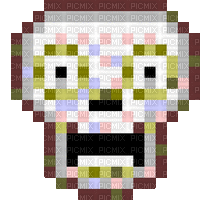 PicMix Skull Emoji - Bezmaksas animēts GIF