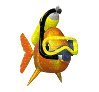 FUNNY FISH GIF poisson - GIF animado grátis