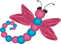 Kaz_Creations Deco Dragon Fly Insects  Colours - PNG gratuit