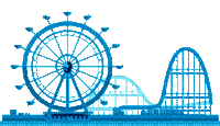 amusement park ride - GIF เคลื่อนไหวฟรี
