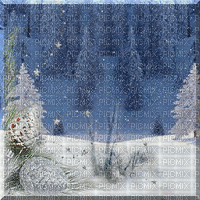 paysage d'hiver - GIF animado gratis