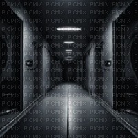 Black Sci-Fi Corridor - kostenlos png