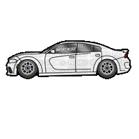 Drag Racing Cars - Animovaný GIF zadarmo