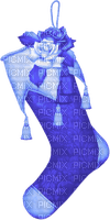Stocking.Roses.Blue - png gratuito