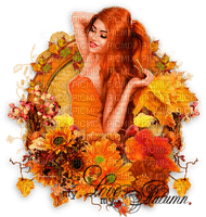 autumn woman nataliplus - png ฟรี