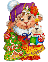 christmas sheep by nataliplus - PNG gratuit