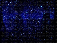 BLUE NIGHT STARS STAMP - Free PNG