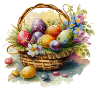 Easter-basket-egg, Adam64 - ilmainen png