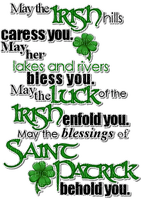 Saint Patrick Blessing - png ฟรี