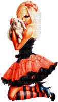 Easter woman by nataliplus - GIF animate gratis