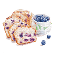 Blueberry Cake - Free PNG