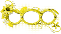 Frames.Flowers.Yellow - Free PNG
