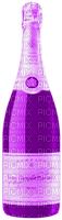 Champagne.Bottle.Purple - Free PNG
