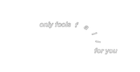 Only fools fall for you text [Basilslament] - darmowe png