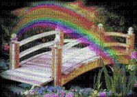 Rainbow-Background. - GIF เคลื่อนไหวฟรี