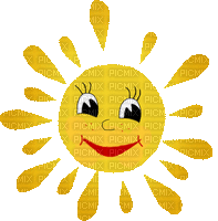 sun sonne soleil summer ete sommer face deco tube gif anime animated animation  fun - GIF animado gratis