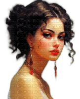 Портрет красивой девушки - PNG gratuit