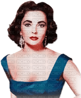 soave Elizabeth Taylor woman vintage blue - ücretsiz png