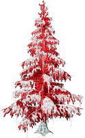 Winter.Tree.Red.White - zdarma png