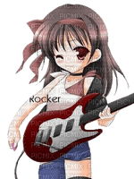 anime-guitare - png gratis