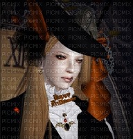 image encre effet couleur Halloween femme edited by me - png gratis