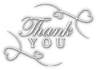 soave text thank you white - PNG gratuit