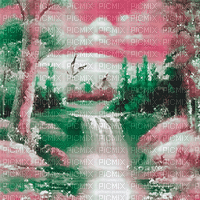soave background animated autumn fantasy forest - GIF เคลื่อนไหวฟรี