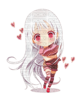 Chibi coussin et coeur - 無料png