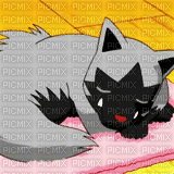 poochyena pokemon anime kawaii tired sleepy - 無料のアニメーション GIF