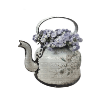 kikkapink deco scrap vintage jar flowers - 免费PNG