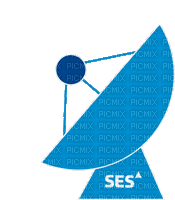 SES Satellites - Бесплатный анимированный гифка