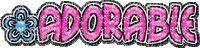 ana1292 on glitter-graphics . text adorable pink - Bezmaksas animēts GIF