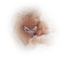 pink-mor och barn-baby-minou52 - PNG gratuit