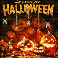 soave background animated halloween text pumpkin - Ücretsiz animasyonlu GIF