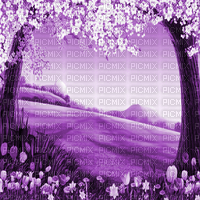 Y.A.M._Fantasy tales background purple - PNG gratuit